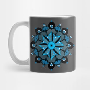 Blue Mandala Pattern, Bluedana Mug